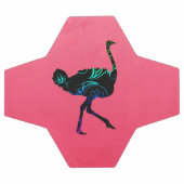 抽象芸術ダチョウのサッカーボール サッカーボール (フラット)