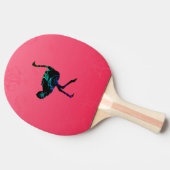 抽象芸術ダチョウ卓球ラケット 卓球ラケット (横)