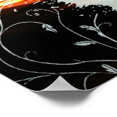抽象芸術ダッステップスピーカストリーム ポスター (角)