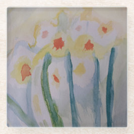 抽象芸術ダフォジルスガラスコースター ガラスコースター