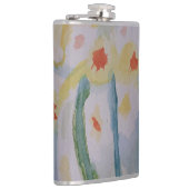 抽象芸術ダフォジルビニール包まれたフラスコ フラスク (右)