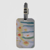 抽象芸術ダフォジルラゲッジタグ ラゲッジタグ (正面縦)