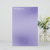 抽象芸術ダブルパープルスワーズカスタム 便箋 (スタンド正面)