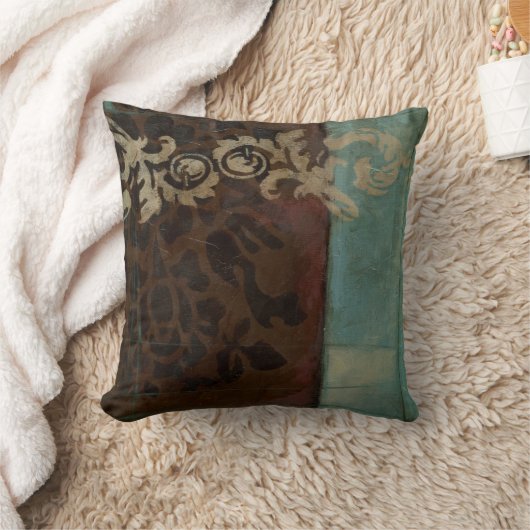 抽象芸術ダマスクタペストリーbyジェニファー・ゴルdberger クッション (ブランケット)