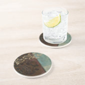 抽象芸術ダマスクタペストリーbyジェニファー・ゴルdberger コースター (側面)