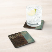 抽象芸術ダマスクタペストリーbyジェニファー・ゴルdberger コースター (右側)