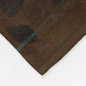 抽象芸術ダマスクタペストリーbyジェニファー・ゴルdberger フリースブランケット (角)