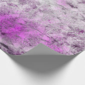 抽象芸術ダマスクピンクプリント ラッピングペーパー (角)