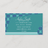抽象芸術ダマスク(海ビュー) 名刺 (裏面)