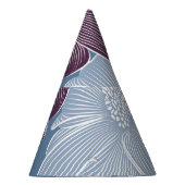 抽象芸術ダリア花：フローラシームレス。 パーティーハット (右)