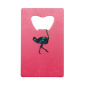 抽象芸術ダリッヒクレジットカードボトルオープナー クレジットカード栓抜き (裏面)