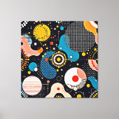 抽象芸術ダンス キャンバスプリント (正面)