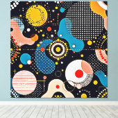 抽象芸術ダンス キャンバスプリント (インサイチュ (ウッドフロア))