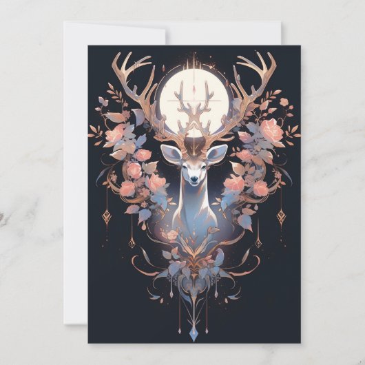 抽象芸術ダーククリスマスカード シーズンカード (正面)