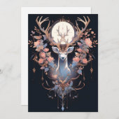 抽象芸術ダーククリスマスカード シーズンカード (正面/裏面)