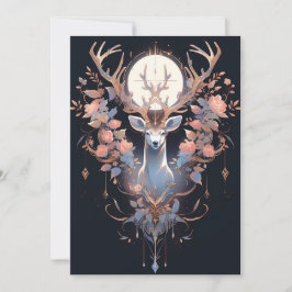 抽象芸術ダーククリスマスカード シーズンカード