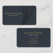 抽象芸術ダークシェイプの名刺 名刺 (正面/裏面)