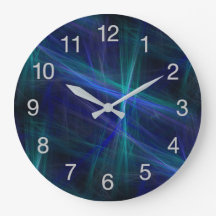 抽象芸術ダークブルーグリーンミストフラクタル