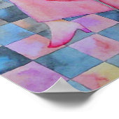 抽象芸術チェロ ポスター (角)