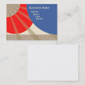 抽象芸術チャブビジネスカードデザイン 名刺 (正面/裏面)