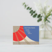 抽象芸術チャブビジネスカードデザイン 名刺 (スタンド正面)