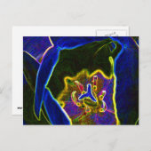 抽象芸術チューリップはがき ポストカード (正面/裏面)