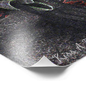 抽象芸術チューリップ フォトプリント            (角)