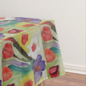 抽象芸術チューリップ&春の花 テーブルクロス (インサイチュ)