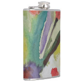 抽象芸術チューリップ&春の花 フラスク (右)