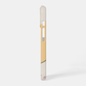 抽象芸術チューリップ iPhone 16ケース (左側面)