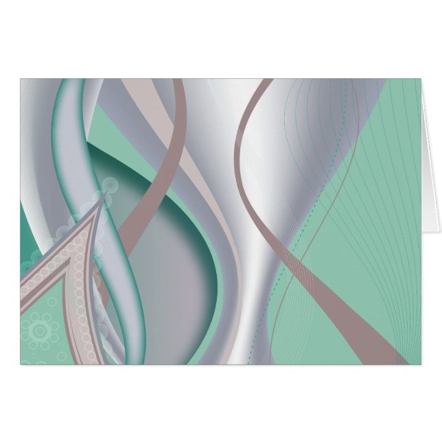 抽象芸術チョコレートミントトルナド (正面横)