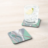 抽象芸術チョコレートミントトルナド コースター (右側)