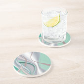 抽象芸術チョコレートミントトルナド コースター (側面)