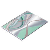 抽象芸術チョコレートミントトルナド ノートブック (左側)