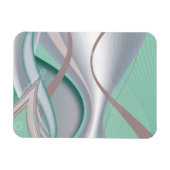 抽象芸術チョコレートミントトルナド マグネット (横)