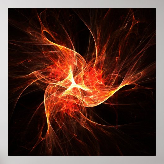 抽象芸術ツイスト – ポスター (正面)