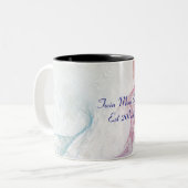 抽象芸術ツインマムエラマグ ツートーンマグカップ (正面左)