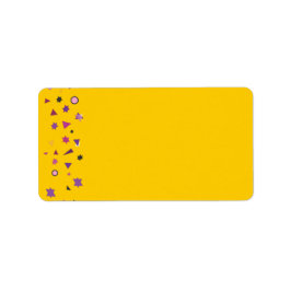 抽象芸術ツリーのライフプリント自分のラベル ラベル