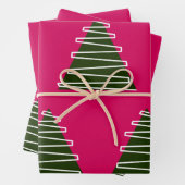 抽象芸術ツリーのラッピング紙 ラッピングペーパーシート (インサイチュ)