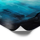 抽象芸術ツリーの水彩 ポスター (コーナー)