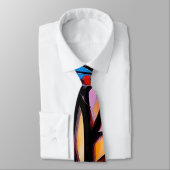 抽象芸術ツリーカラフルメンファッションタイ ネクタイ (タイ)