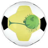 抽象芸術ツリーサッカーボール サッカーボール (回転)
