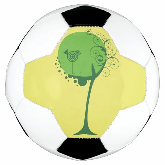抽象芸術ツリーサッカーボール サッカーボール (正面)