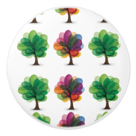 抽象芸術ツリーセラミックノブ セラミックノブ