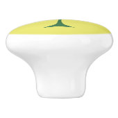 抽象芸術ツリーセラミックノブ セラミックノブ (側面)