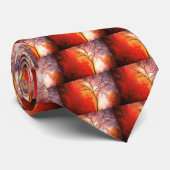 抽象芸術ツリー絵画キャンバス ネクタイ (ロール)