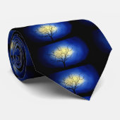 抽象芸術ツリー – アモダンート ネクタイ (ロール)