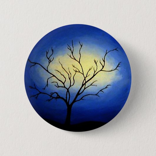 抽象芸術ツリー – アモダンート 缶バッジ (正面)