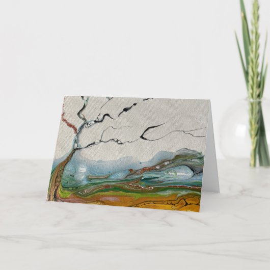 抽象芸術ツリー カード (正面)