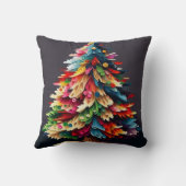 抽象芸術ツリー クッション (裏面)